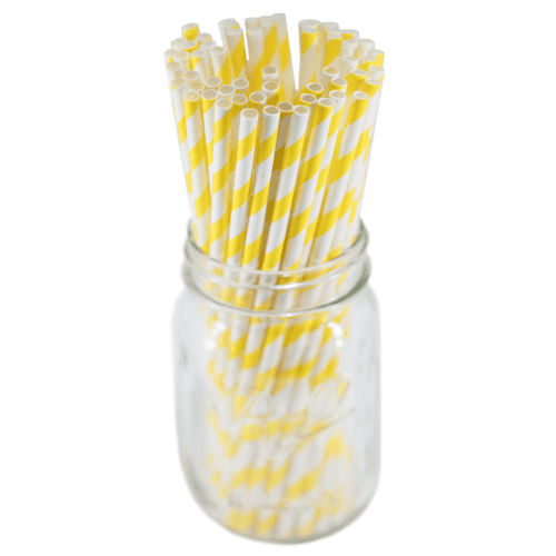 Yellow straw 10"